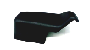 Image of Seat Belt Bolt Cover Cap (Left, Front, Off Black, Interior code: 5DSP, 5FS7, 5FSK) image for your 2004 Volvo V70   